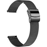 INF 22 mm pašček za uro iz nerjavečega jekla za Samsung/Huawei Black, (21236055) | Shoptok.si