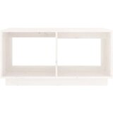  Klubska mizica bela 80×50×40 cm trdna borovina, (20715745) | Shoptok.si