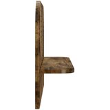  Zidna polica 2 kom. Dimljeni hrast 60 x 13.5 x 37.5 cm | shoptok.hr
