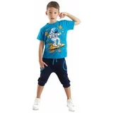 Mushi Astronaut Boy T-shirt Capri Shorts Set