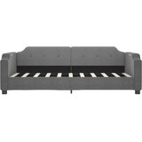  Dnevni krevet na razvlačenje tamnosivi 90 x 190 cm od tkanine | shoptok.hr