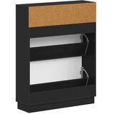  Ormar za cipele HOORN 78 x 24 x 100 cm Konstruirano drvo Crna - Crna | shoptok.hr