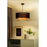  Duolla - Visilica na sajli WOOD BOHO 1xE27/15W/230V prečnik 45 cm crna/bež | Eponuda.com