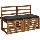  Jastučić za klupu SOEST 100% poliester Antracit 110 x 50 x 5 cm Slike