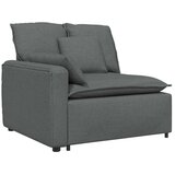  Modularna sofa s podnožjem i jastucima tamno siva | shoptok.hr