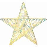  3D Zvijezda Topla bijela 55 x 52.5 x 9 cm PET | Eponuda.com