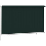  Vanjska roleta za zamračivanje 240 x 140 cm tamnozelena HDPE | Shoptok.si