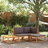 vidaXL 4-dijelni set vrtnih sofa s jastucima masivno bagremovo drvo Cijene