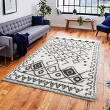 Hanah home tepih 120x180cm Belo-Sivi Cene