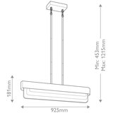  Kichler KL-SERENE-LED-LP-92-NBR - LED luster na šipci SERENE LED/40W/230V zlatna | Eponuda.com