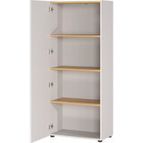 Germania Bijela biblioteka u dekoru hrasta 61x145x34 cm Adrano – | shoptok.hr