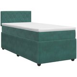  Boxspring krevet s madracem Tamnozelena 90 x 200 cm Baršun | shoptok.hr