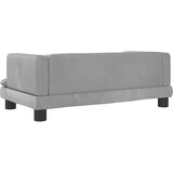  Krevet za pse svjetlosivi 80 x 45 x 30 cm baršunasti | shoptok.hr