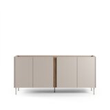 Marckeric Krem/u prirodnoj boji komoda u dekoru hrasta 180x82x40 cm Lucile – | shoptok.hr
