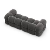 Cosmopolitan Design Siva žametna sedežna garnitura 250 cm Loretto – | Shoptok.si