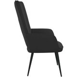  Stolica za opuštanje crna baršunasta | shoptok.hr