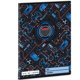 Ars Una Gamers HUD A/5 črtast zvezek za 1. razred 14-32 | Shoptok.si
