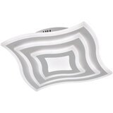 Fischer & Honsel Bijela metalna LED stropna svjetiljka s daljinskim upravljačem/s mogućnosti zatamnjivanja 43x43 cm Gorden – Cijene