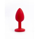  Crveni analni silikonski plag AT 1087 Cene