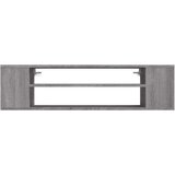 vidaXL Viseča TV omarica siva sonoma 100x30x26,5 cm inženirski les | Shoptok.si