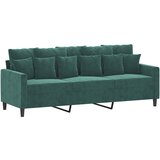  Trosjed s tabureom tamnozeleni 180 cm baršunasti | shoptok.hr