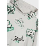 Sinsay Hoodie majica loose fit s motivom grafita Slike