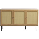 Unique Furniture Nizka komoda v hrastovem dekorju 140x80 cm Pensacola – | Shoptok.si