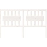  Uzglavlje za krevet bijelo 165 5x4x100 cm od masivne borovine | shoptok.hr