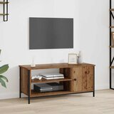 vidaXL TV omarica s polico Star les 100 x 40 x 45 cm Konstruiran les Cene