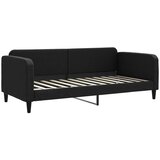  Dnevni krevet na razvlačenje crni 90 x 200 cm od tkanine | shoptok.hr