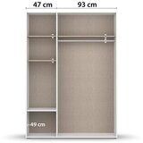 Modern Living Omara S Klasičnimi Vrati Voyager, Barva Hrasta, Bela | Shoptok.si