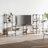TV ormarić boja hrasta sonome 206,5x28,5x95cm konstruirano drvo | shoptok.hr