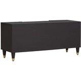 TV ormar s policom Crna 105 x 33 x 46 cm Čvrsto drvo manga | shoptok.hr