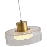  LED luster na sajli NIMBUS LED/8W/230V 3000K zlatna/prozirna, prečnik 20 cm | Eponuda.com