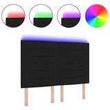  LED uzglavlje linije dizajn crno 80 cm tkanina | shoptok.hr