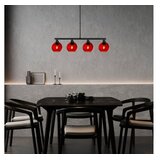 Opviq Luster Benek-15-14431, 80x15x80cm, IP20, Crno-crvena | Eponuda.ba