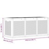  Vrtna kutija za pohranu siva od PP ratana 270 L | shoptok.hr