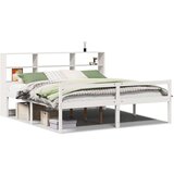 vidaXL krevet s regalom z knjige bez madraca bijeli 180x200cm borovina | shoptok.hr