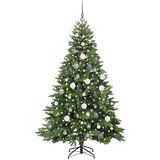 vidaXL Umestno božično drevo med 300 LED Zelena 180 cm PE in PVC | Shoptok.si