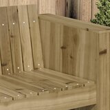 Vrtni kauč Zelena 134 x 60 x 62 cm Čvrsto borovo drvo | shoptok.hr
