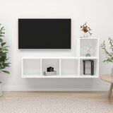 vidaXL 2-dijelni set TV ormarića bijeli od iverice Cijene
