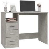  Radni stol siva boja betona 102x50x76 cm konstruirano drvo | shoptok.hr