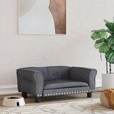 vidaXL Krevet za pse tamnosivi 95 x 55 x 30 cm baršunasti Cijene