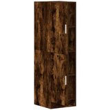 vidaXL Kuhinjska omarica dimljen hrast 38x41,5x131,5 cm inž. les | Shoptok.si