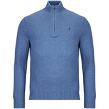 Polo Ralph Lauren Puloverji PULL DEMI ZIP EN COTON Modra Cene