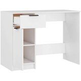  Pisalna miza bela 100x50x75 cm konstruiran les, (21073369) | Shoptok.si