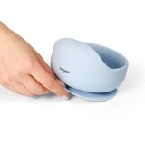 BabyOno Silikonska zdjelica s vakuumom 350 ml 6 m+, plava | shoptok.hr