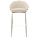 Kave Home Bež/u prirodnoj boji barska stolica (visine sjedala 77 cm) Eamy – | shoptok.hr