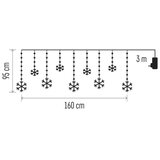  LED spoljašnja girlanda 131xLED/1,6m IP44 hladna bela | Eponuda.com