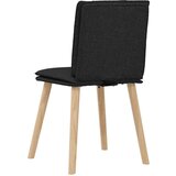  Jedilni stoli 4 kosi črno blago | Shoptok.si